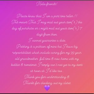 💜Disclaimer💜